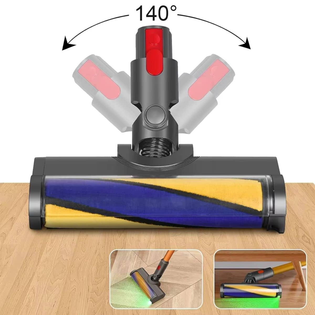 Exemple utilisation brosse laser Dyson