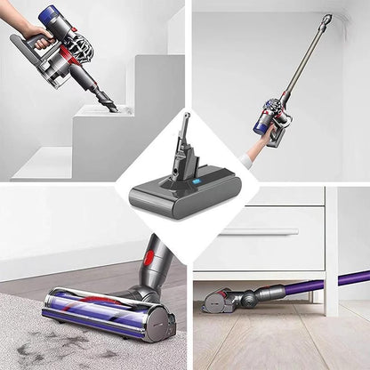 Batterie pour dyson v8 en action