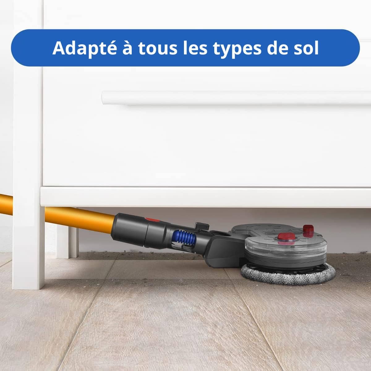 Brosse lavante pour aspirateur Dyson adaptée à tous les sols