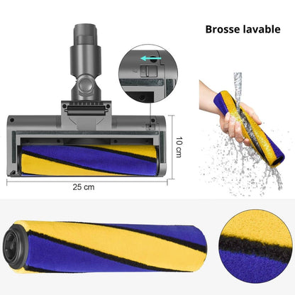 Détails de la brosse laser Dyson