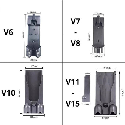 Dimensions des stations d'accueil pour aspirateurs Dyson