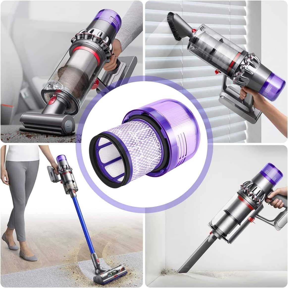 Utilisation du filtre Dyson V11